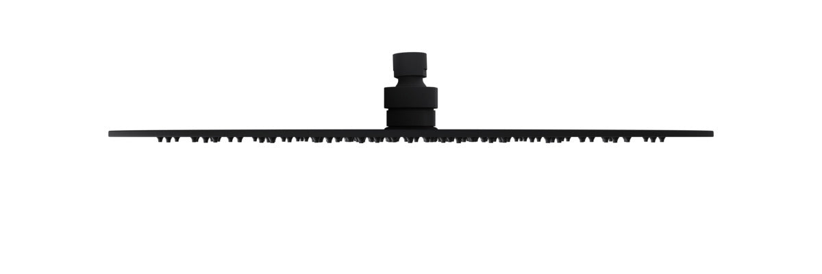 Vigour Kopfbrause V4 410 mm rund Schwarz matt