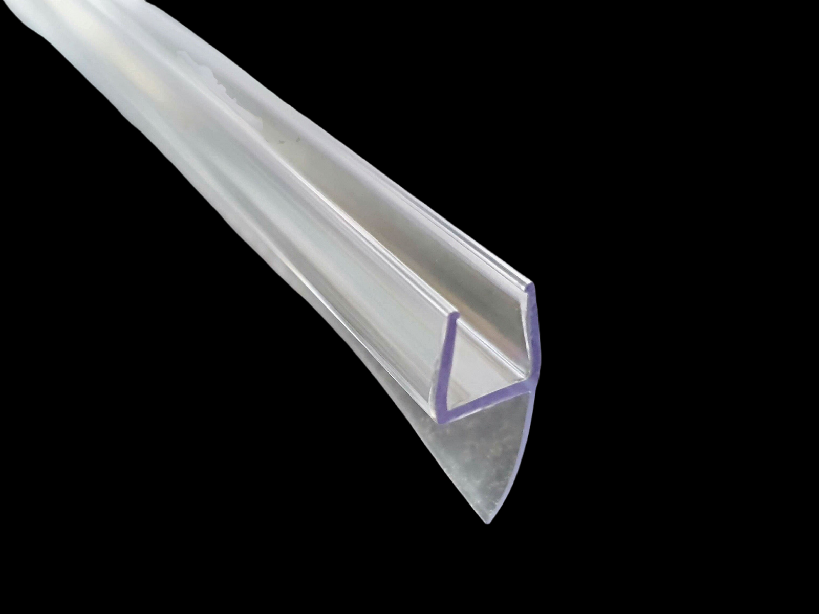 Wintergarten-Dichtung 180° fluchtend mit weicher Lippe – Für 6 oder 8 mm Glas – Art.Nr. S003