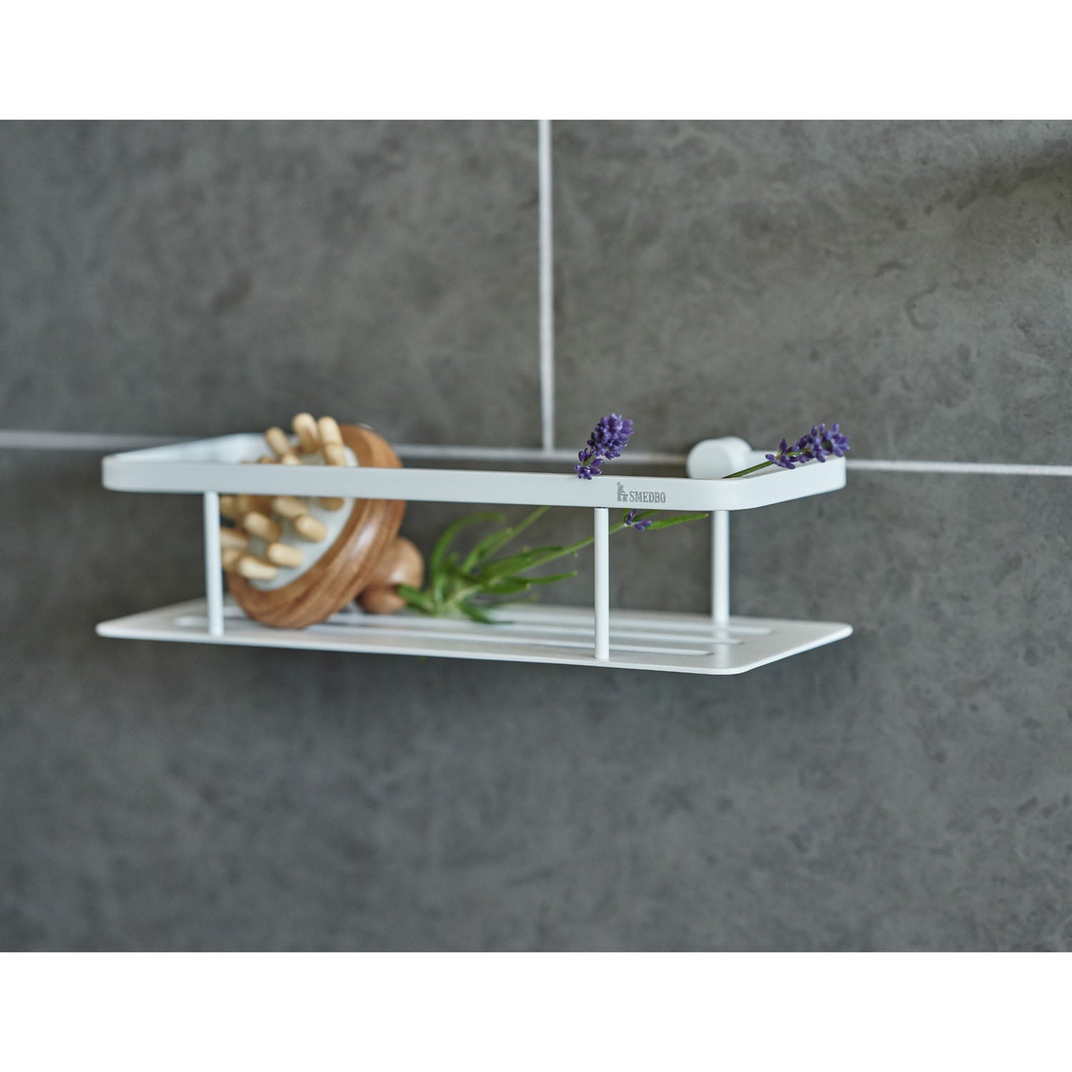 Smedbo Sideline Design Seifenkorb Weiß Lifestyle