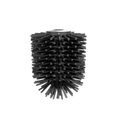 WC-Bürstenkopf aus Silikon in Schwarz