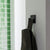 Design Haken Mini 30x30; Matt Schwarz oder Edelstahl verchromt