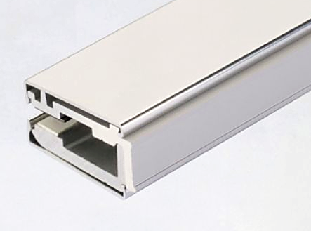 Klemmprofil-Set mit eckigen Abdeckprofilen für Wandbefestigung; Art.Nr. 74127