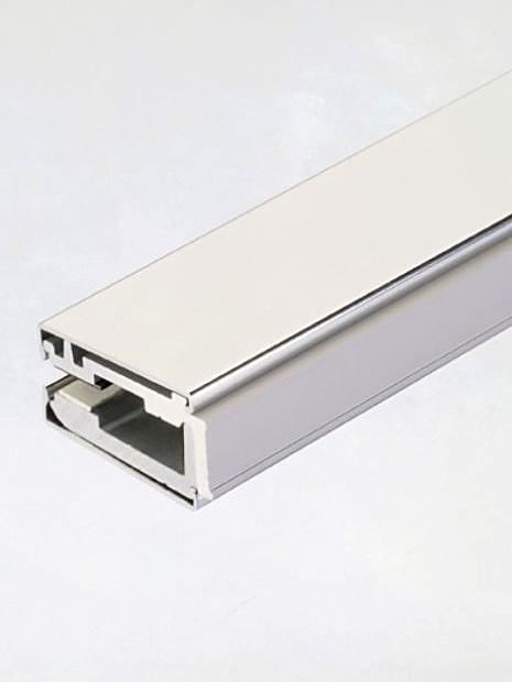 Klemmprofil-Set mit eckigen Abdeckprofilen für Wandbefestigung; Art.Nr. 74127