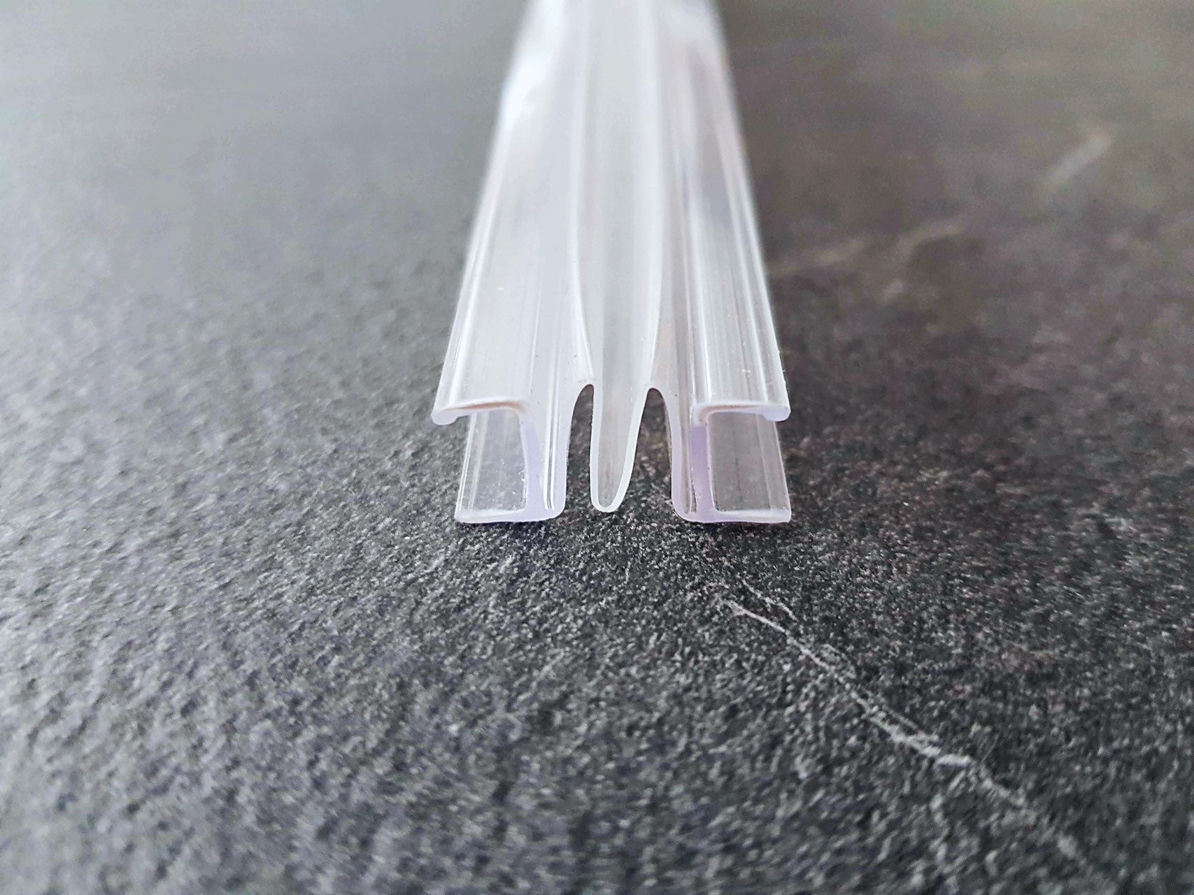 Ziehharmonika-Dichtung für Glas-Glas-Verbindungen, flexibel bis ca. 35 mm ziehbar