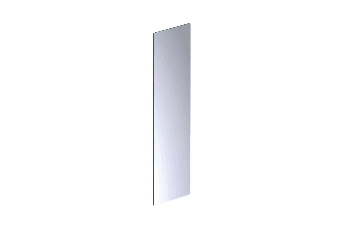 Sichtblende 112 x 35 mm für Duschkorb-Montage auf Glas, Art.Nr. 129210