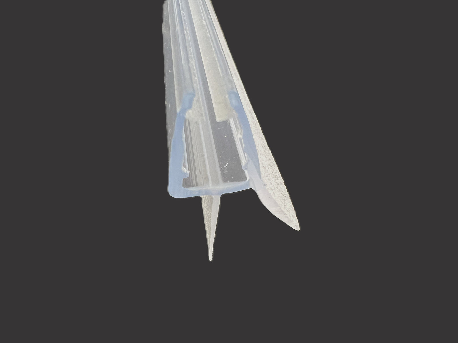 neu: Schleiflippendichtung für Duschtür mit Wasserabweiser u. Schleiflippe unten, für 5 u. 6 mm Glas, Art.Nr. 424