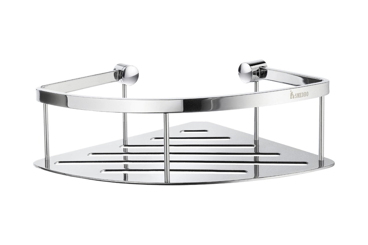 Smedbo Sideline Design Eckseifenkorb 200 x 200 mm – 2 Oberflächen, Art.Nr. DK3031