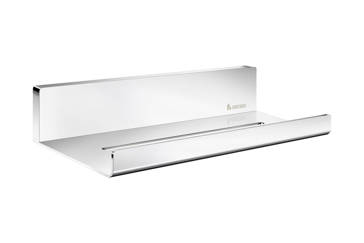 Smedbo Sideline Duschregal flach 250 mm – 2 Oberflächen, Art.Nr. DK5001