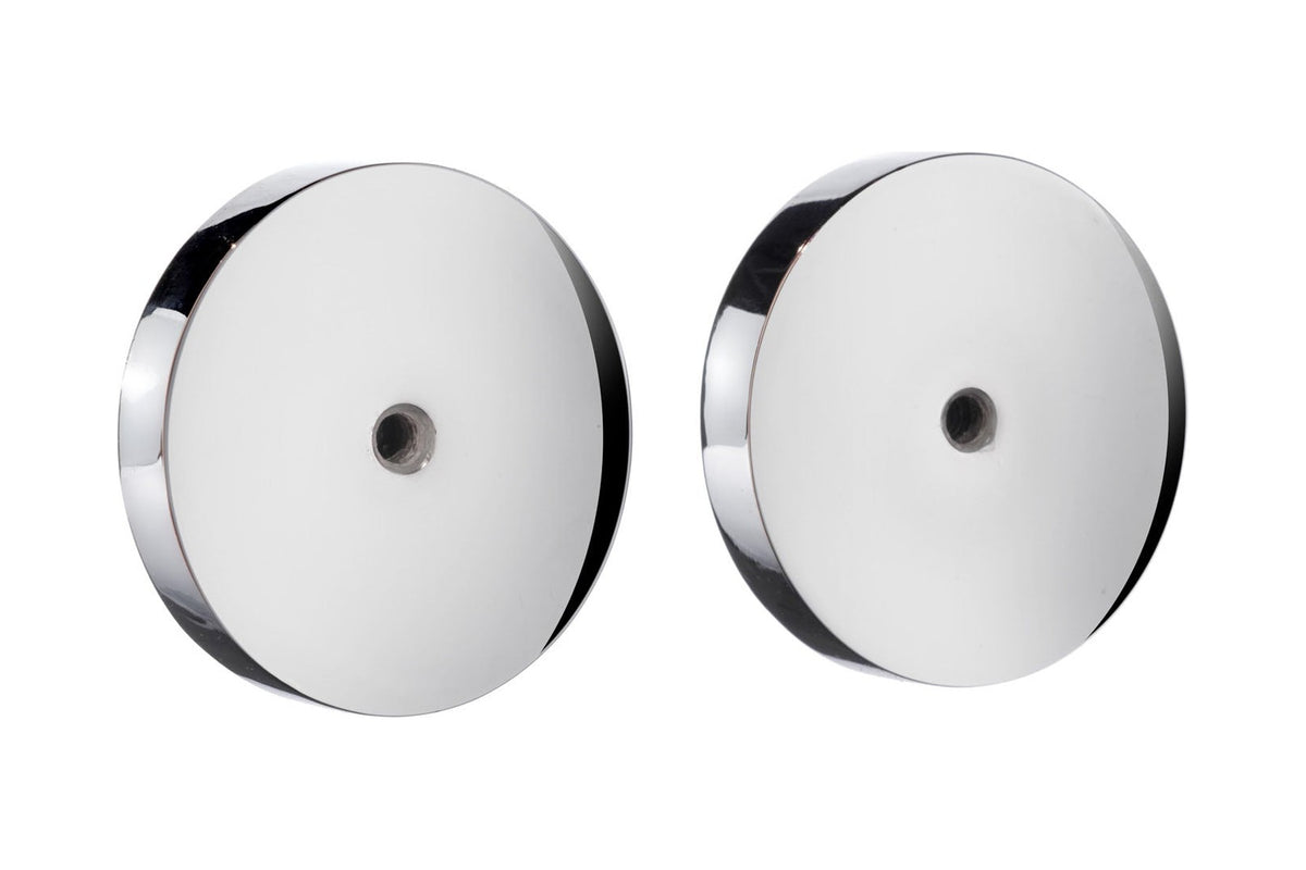 Smedbo XTRA Adapter zum Kleben (2er-Set) – Chrom oder Schwarz matt
