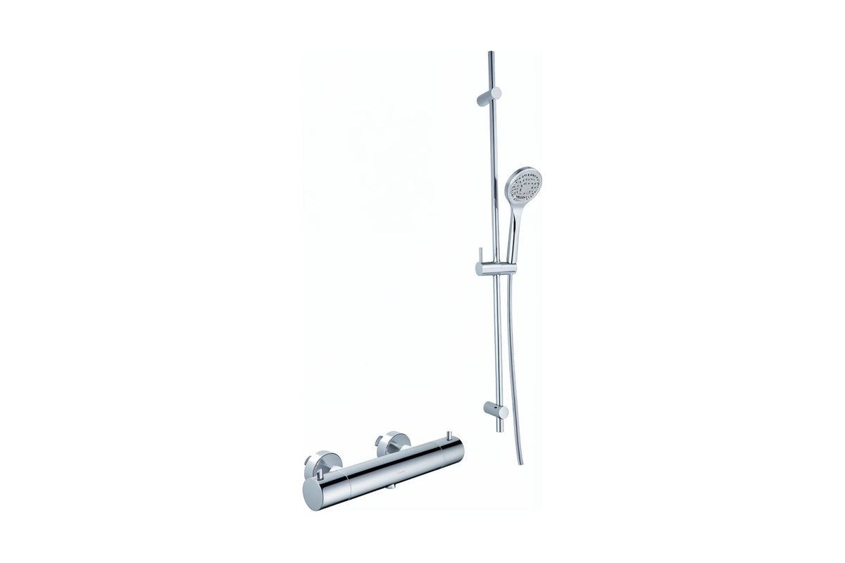 Vigour V1 Renovierungsset, AP-Brausethermostat mit Brausegarnitur 90 cm, Art.Nr. V1RS