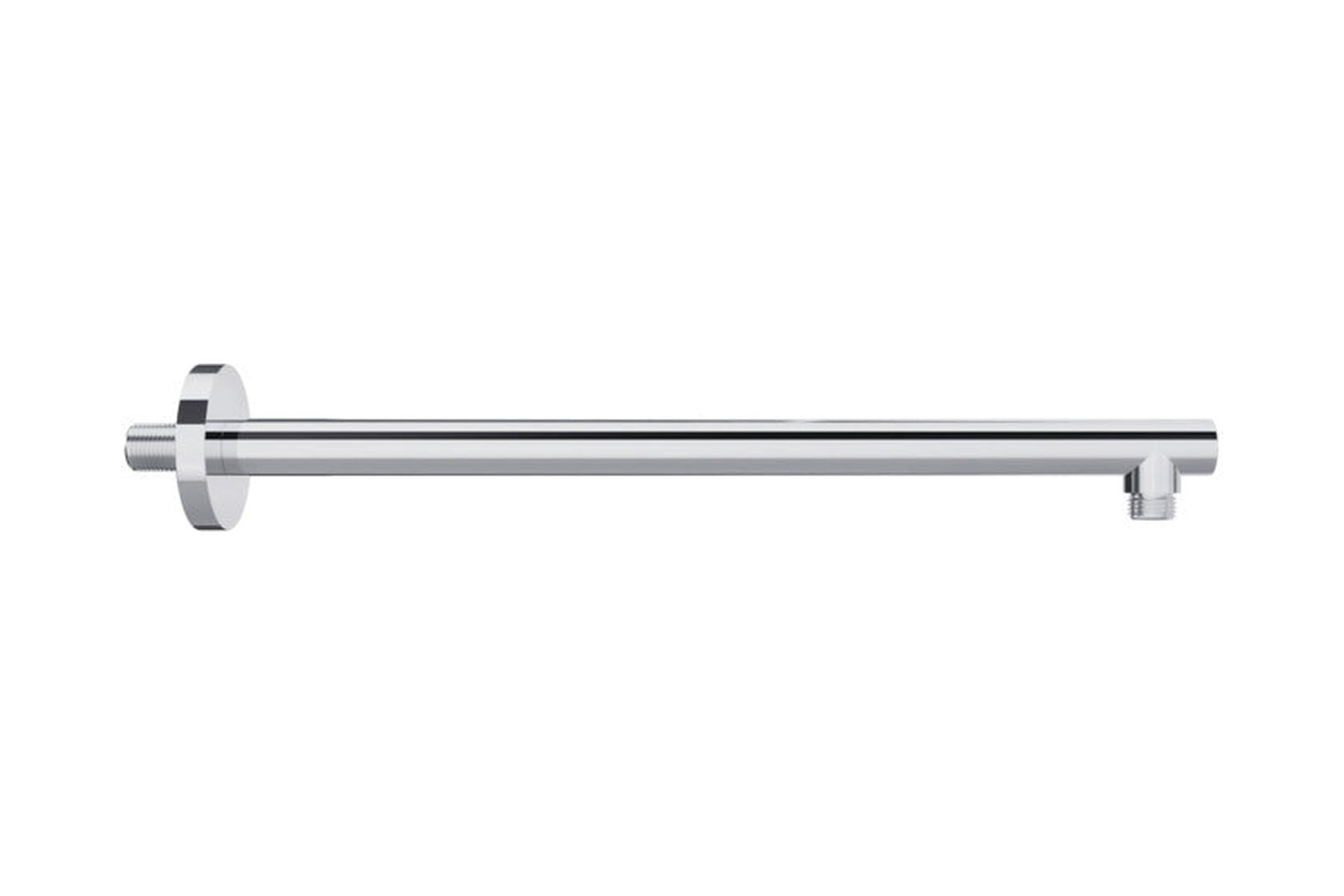 Vigour Brausearm Wand V4 mit Rosette 70 mm, 400 mm, rund + eckig, chrom, schwarz matt + steel line, Art.Nr. V42ARM40