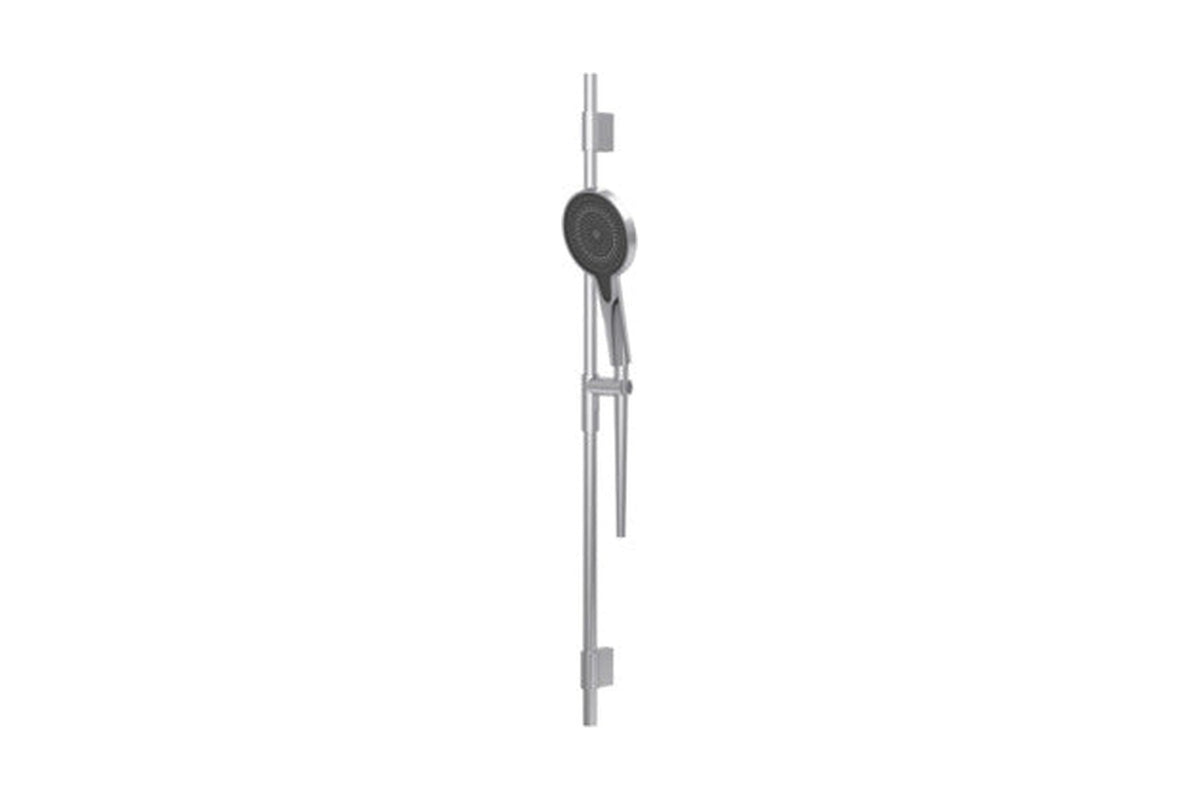 Vigour Brausegarnitur V3 individual, 95 cm, 3-strahlig, rund + softedge, chrom + schwarz matt, Art.Nr. V32BG953