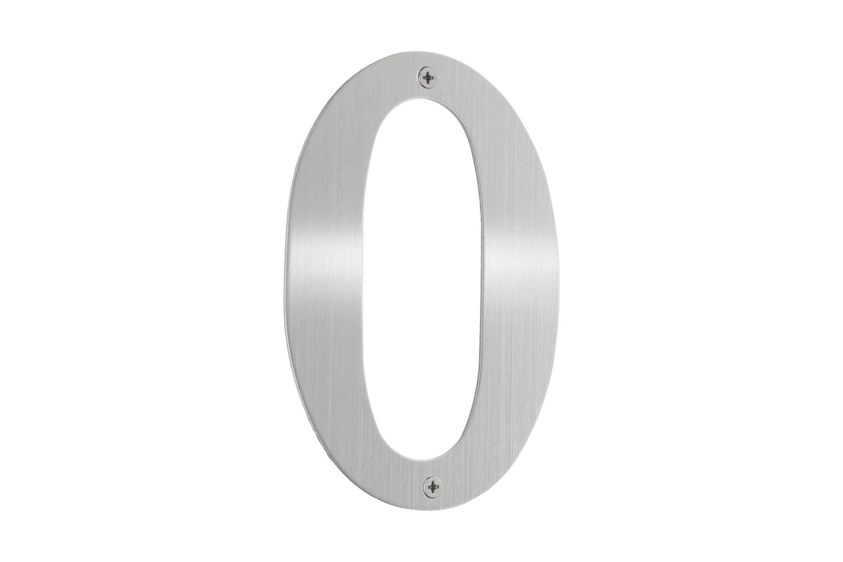 Hausnummer und Hausbuchstabe, geschraubt, Höhe 150 mm