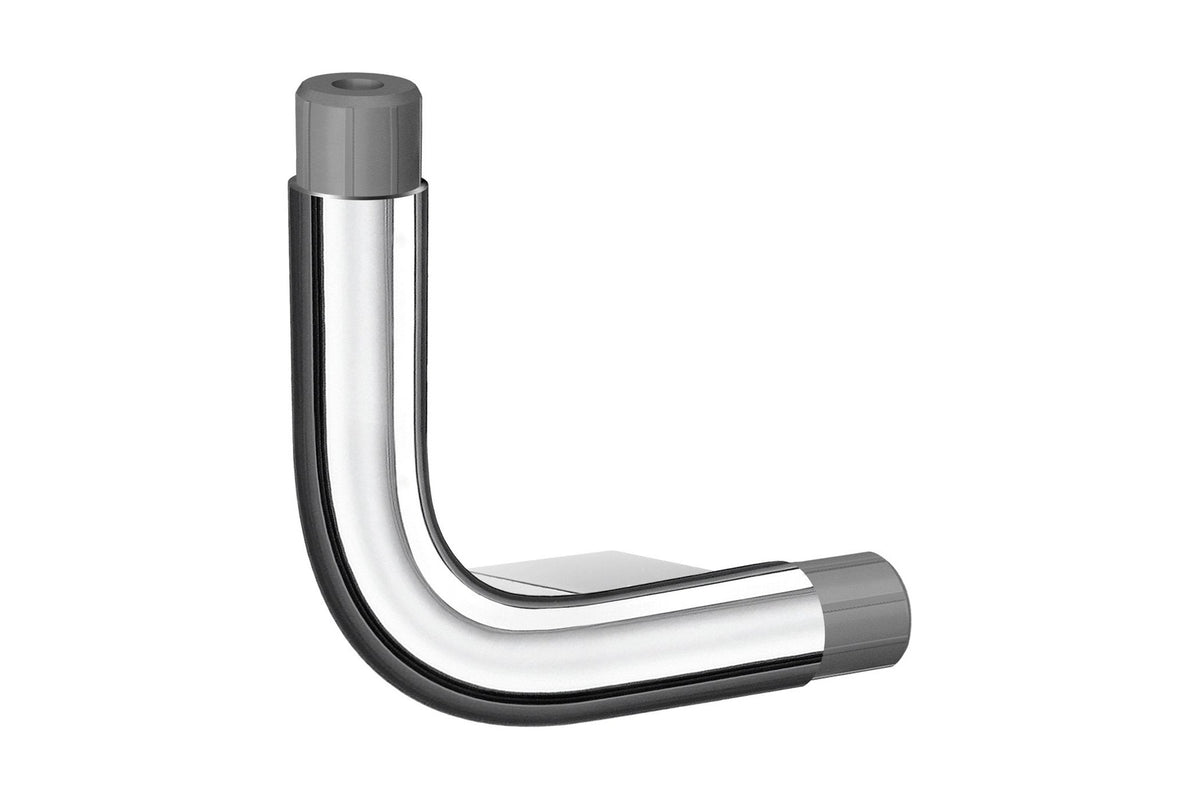 Smedbo LIVING L-Verbinder links für Haltegriffsystem, 130 x 130 mm, verchromt, Art.Nr. FK833