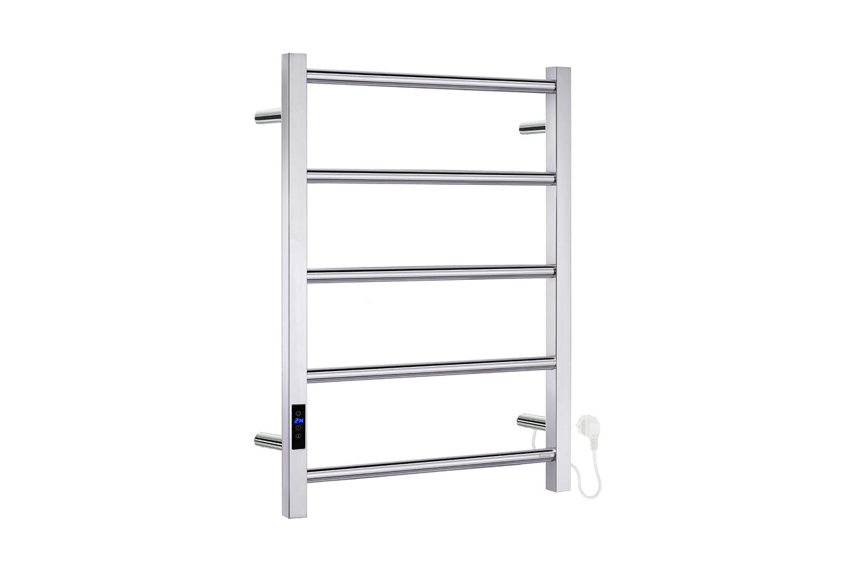 Smedbo DRY Handtuchwärmer elektrisch mit Timer, Kompakt, 500 x 689 mm, Schwarz oder poliert, Art.Nr. FK705