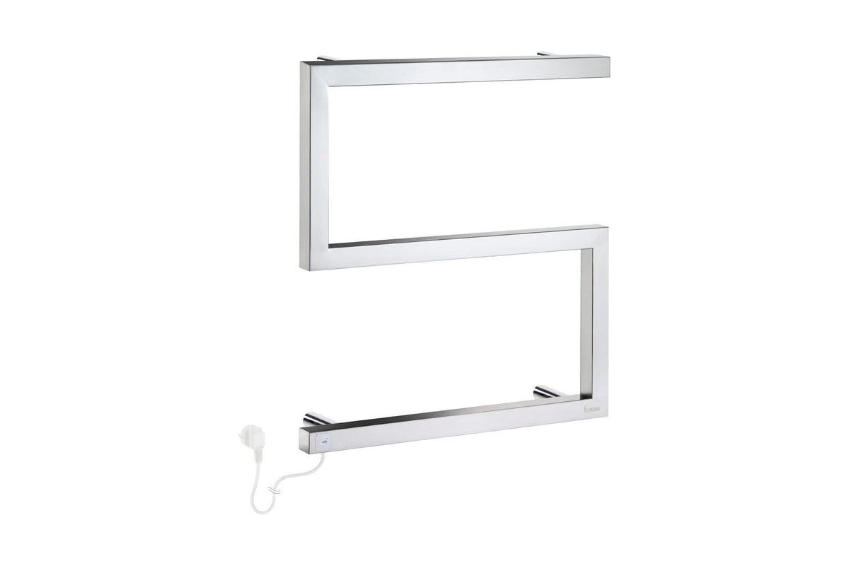 Smedbo DRY Handtuchwärmer elektrisch mit Timer, S-Modell, 500 x 525 mm, Edelstahl poliert, Art.Nr. FK707