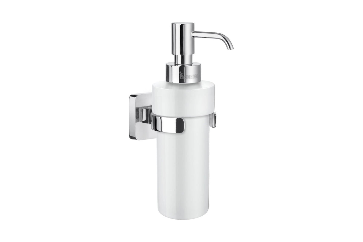 Smedbo ICE Seifenspender mit Porzellan-Behälter, Wandmodell, Chrom poliert, Art.Nr. OK369P