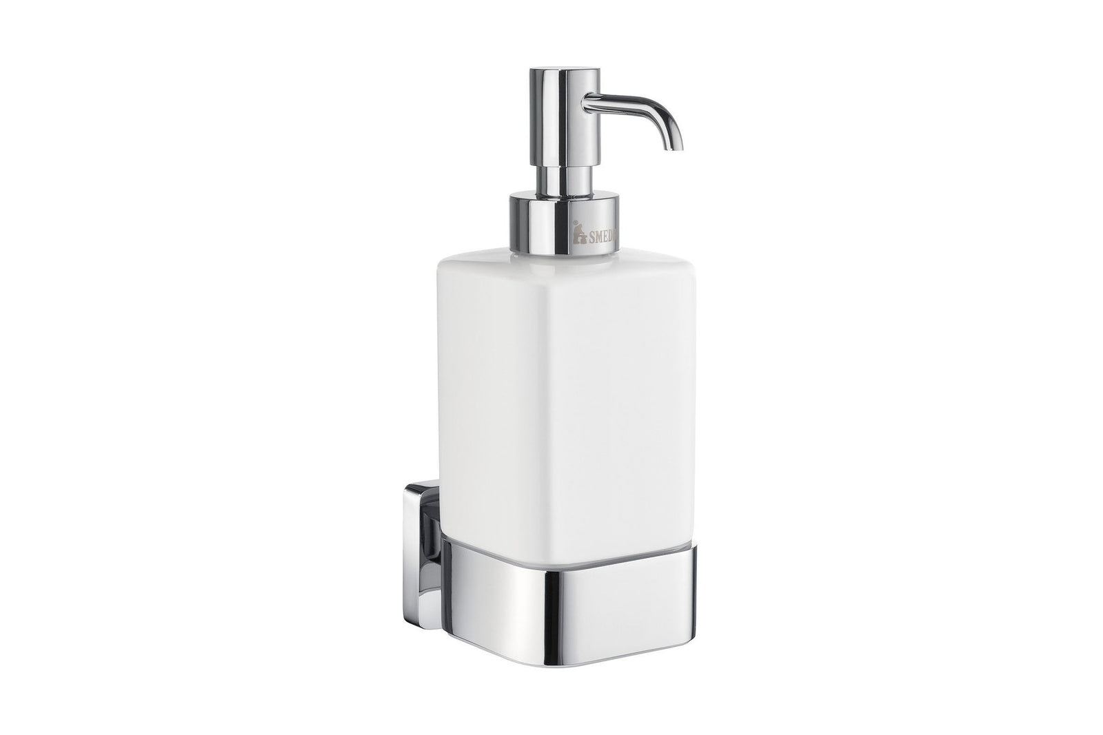 Smedbo ICE Seifenspender mit Porzellan-Behälter, Wandmodell, 350 ml, Chrom poliert, Art.Nr. OK469P