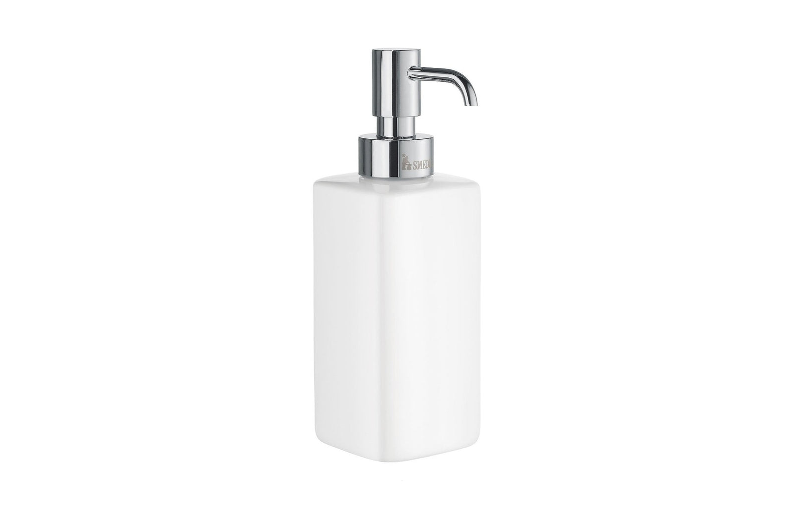 Smedbo ICE Seifenspender mit Porzellan-Behälter, freistehend, 350 ml, Chrom poliert, Art.Nr. OK470P