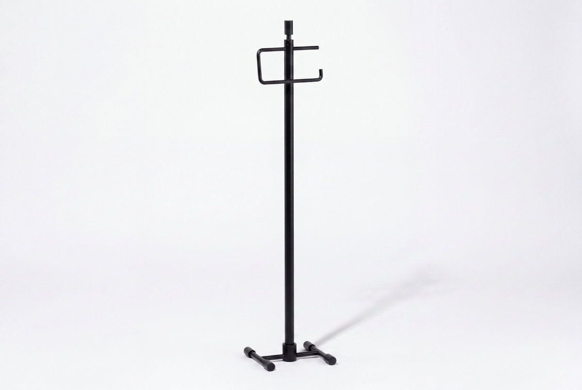 Giese WC-Ständer für Toilettenpapier Standmodell freistehend, Schwarz matt, Art.Nr. 15729