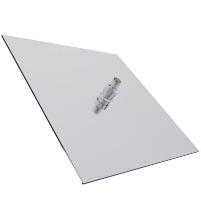Vigour Kopfbrause V4 410 mm eckig Inox poliert