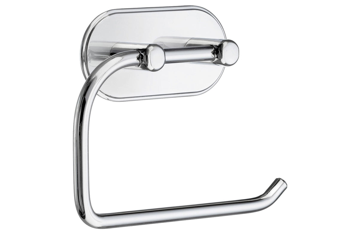 Selbstklebender Design-Toilettenpapierhalter, Edelstahl verchromt