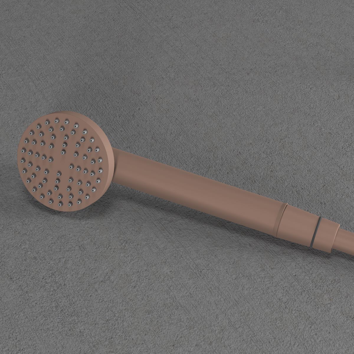 ScandTap Pleasure Handbrause rund, Rust, Originalfoto