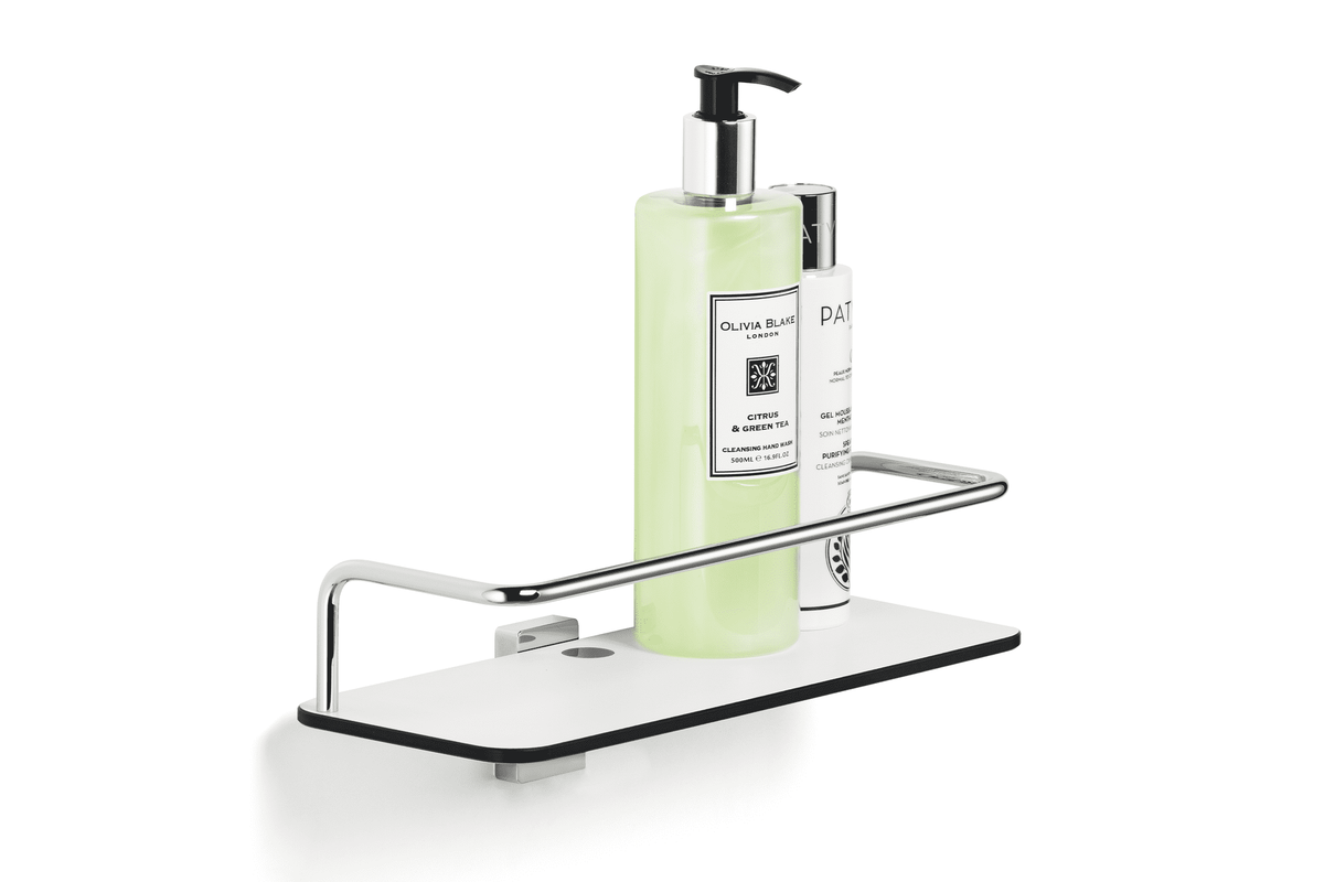 Giese Duschablage Kompaktschichtstoff weiß Chrom