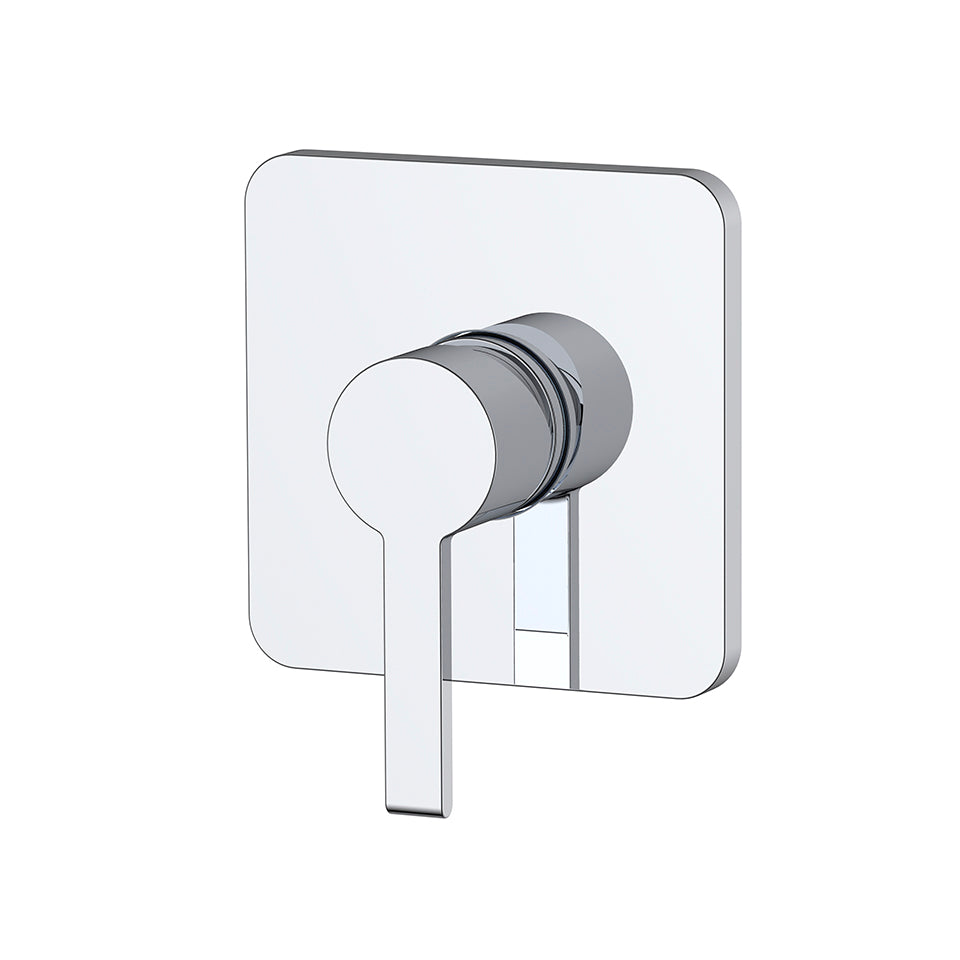 Brause-Einhebelmischbatterie Unterputz, Rosette 120 × 120 mm, Chrom
