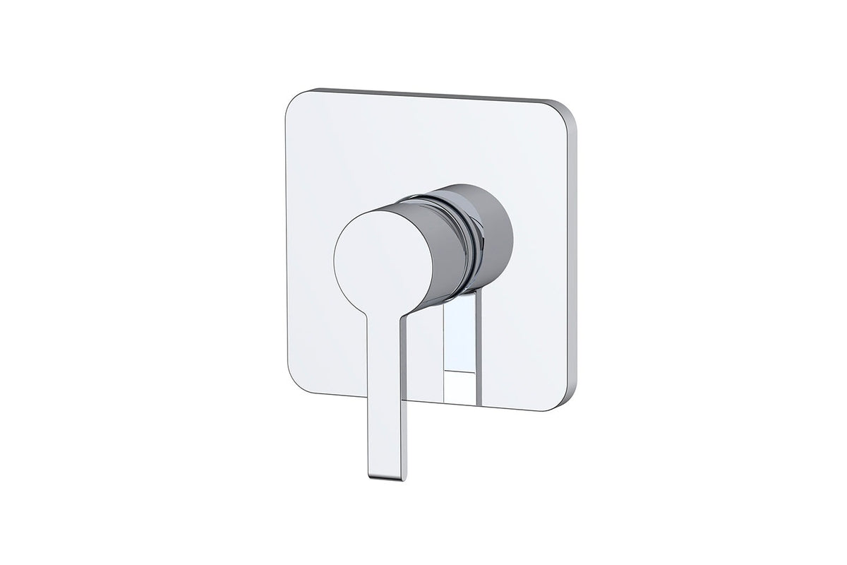 Brause-Einhebelmischbatterie Unterputz, Rosette 120 × 120 mm, Chrom
