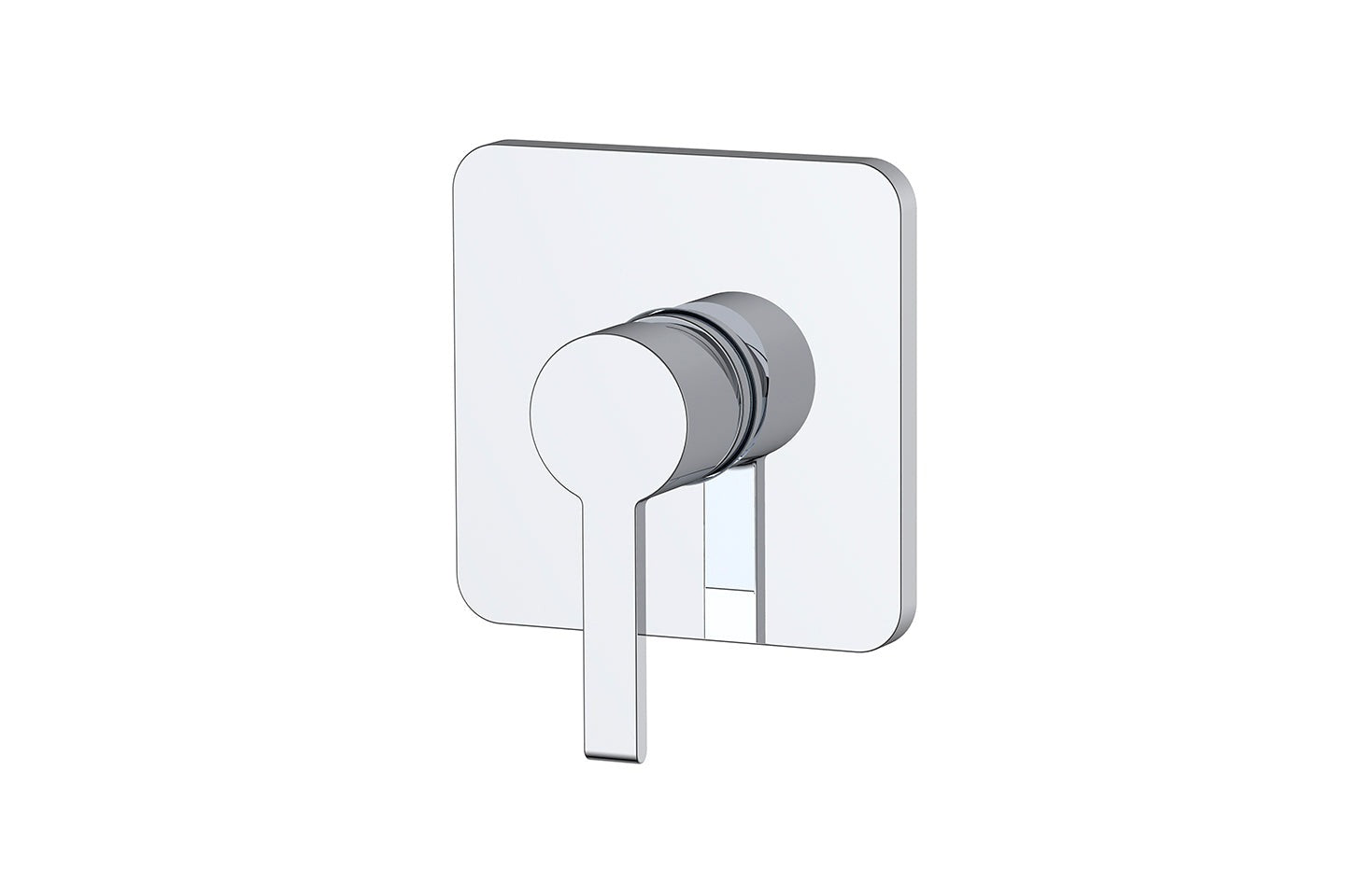 Brause-Einhebelmischbatterie Unterputz, Rosette 120 × 120 mm, Chrom