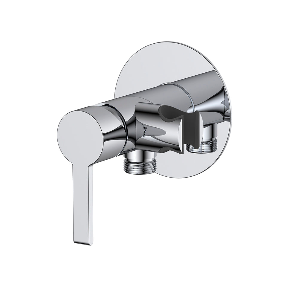 Brause-Einhebelmischbatterie Unterputz mit Brausehalter, Chrom