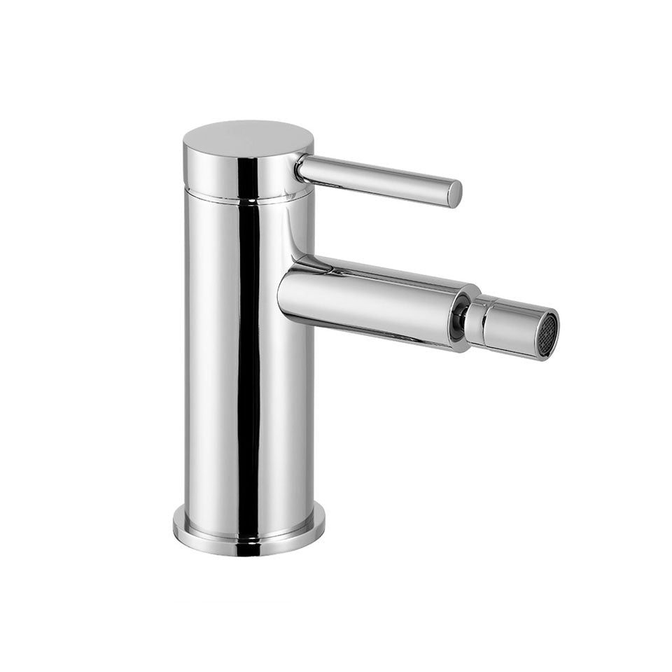 Bidet-Einhebelmischbatterie verchromt mit Stielhebel