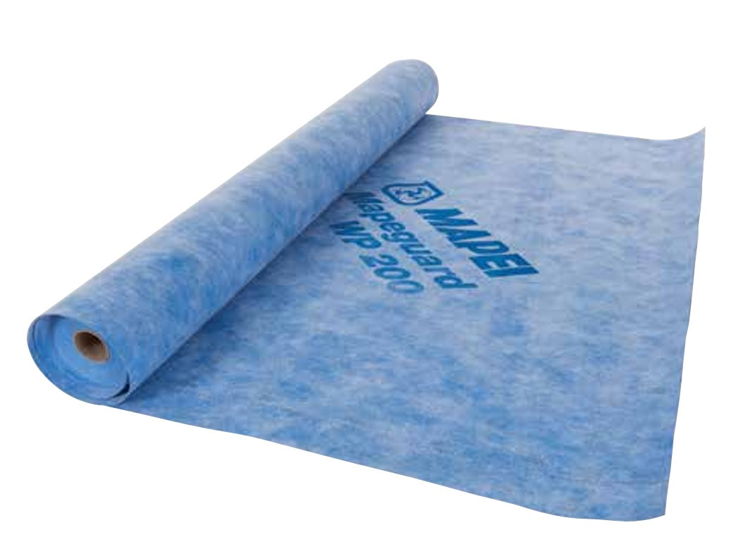 Mapei Abdichtungsbahn WP 200 – 2,5/5/10/30 m, wasserdicht, flexibel für Dusche &amp; Bad – Art.Nr. 2850210