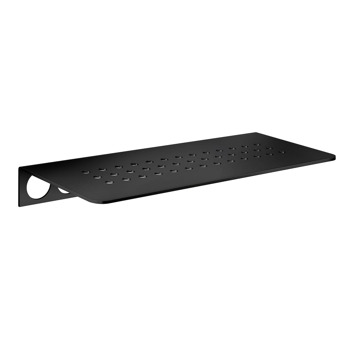 Smedbo Sideline Regal zum Einfliesen DB3061 Löcher Schwarz matt