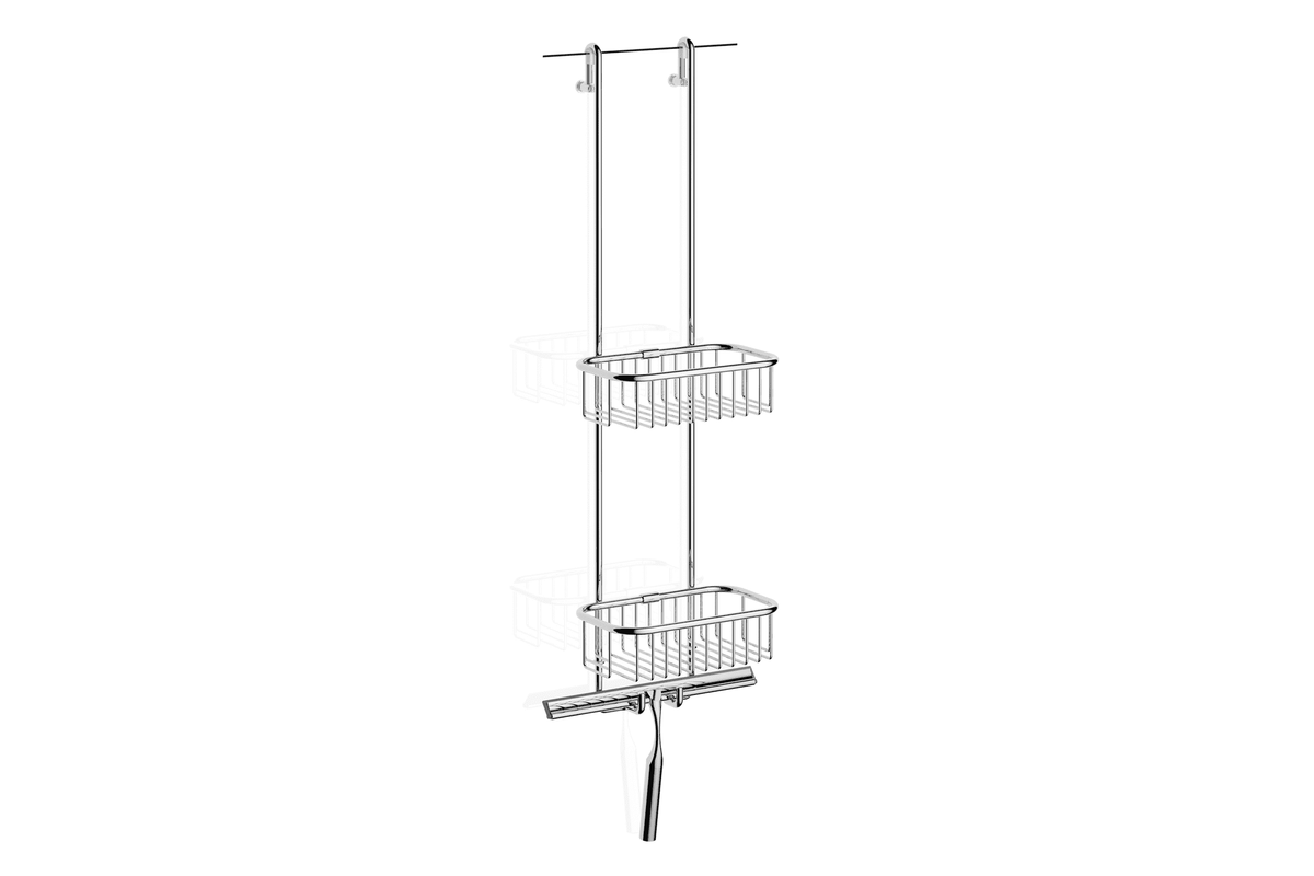 Giese Bodyguard Duschkorb 30428 Chrom mit Glasabzieher