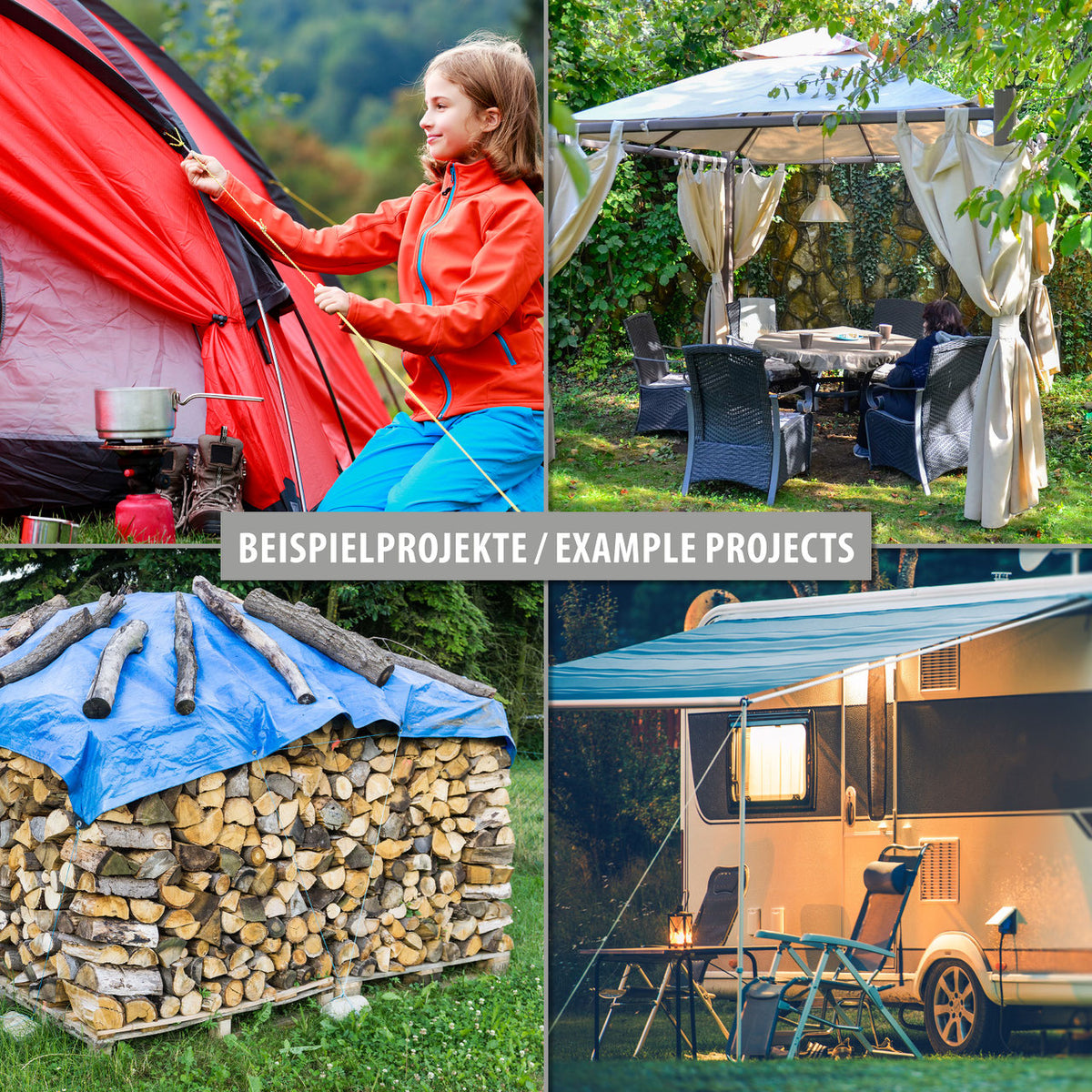 TOX Camping-Set L-BOXX – Schraubheringe für Zelt
