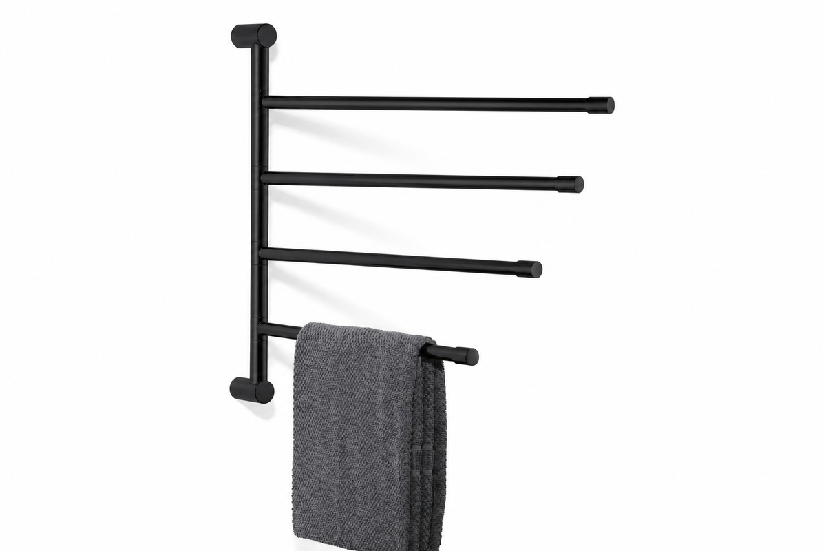 Giese Provider Handtuchhalter, Schwarz matt
