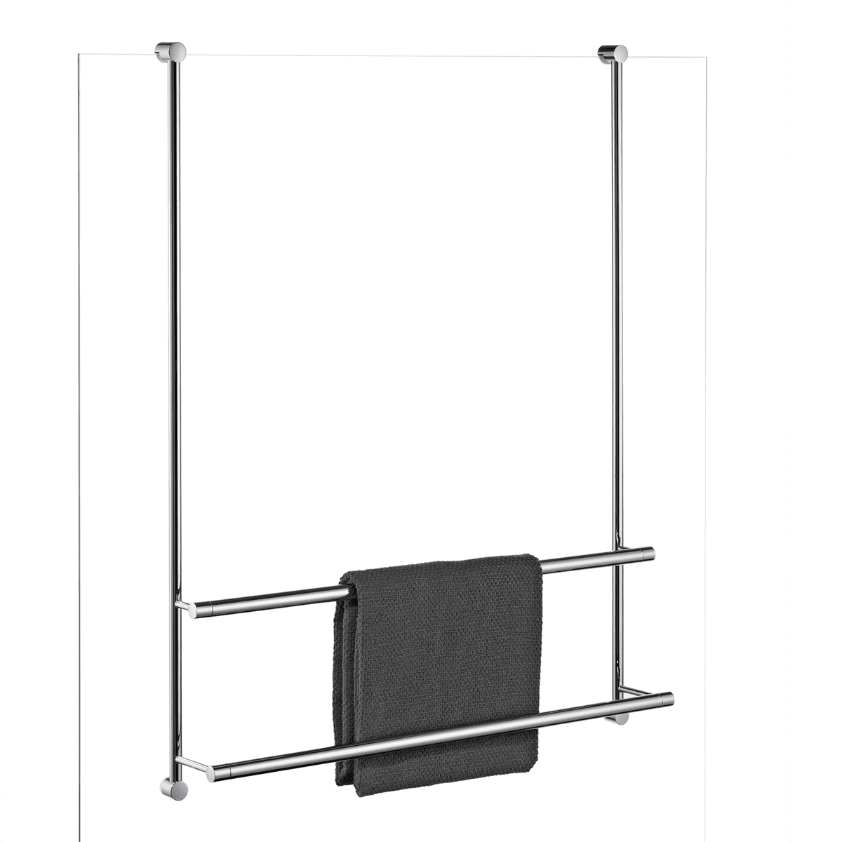 Giese Server Handtuchhalter 2-fach Chrom für die Glaswand, 500 mm
