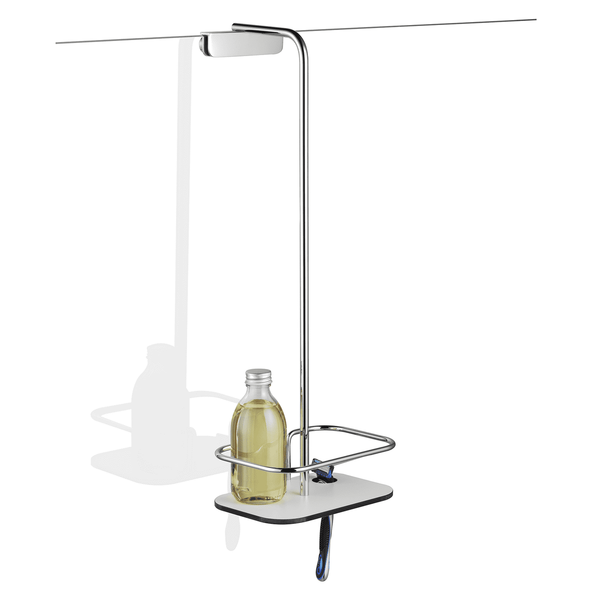 Vipa Duschablage mit innovativem Design, HPL, Glaswandmontage, 30950