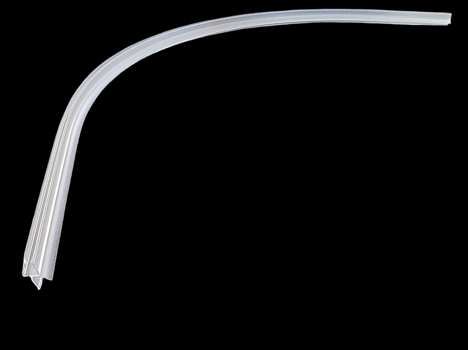 Gebogene Dusch-Türdichtung für Viertelkreis- und Halbkreisduschen – Für 6 oder 8 mm Glas – Art.Nr. 5101.550