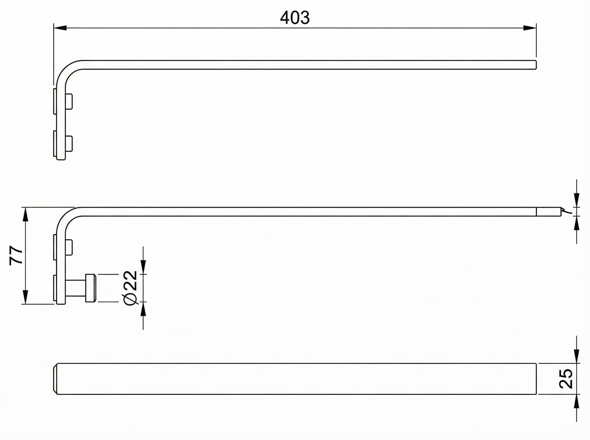 Giese Manufaktur Handtuchhalter „Universal“ – Zeitlose Eleganz &amp; Handwerkliche Perfektion
