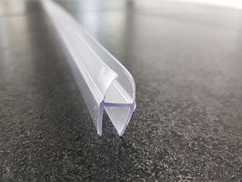Duschdichtung P312HW – doppelte Dichtlippe ohne Abtropfleiste, 5–6 mm