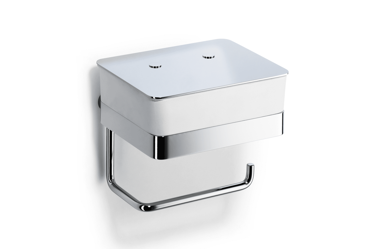 Giese WC-Duo Wandmodell mit Feuchtpapierbehälter und Papierhalter, Chrom, Art.Nr. 31770
