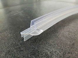 Gebogene Duschdichtung mit Abtropfleiste in Rinnenform und kürzbare Lippe – Für 6 oder 8 mm Glas – Art.Nr. 3249G