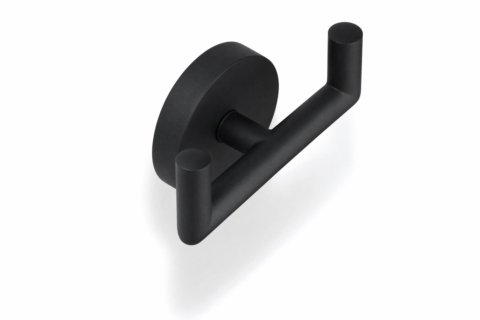 Giese Uno Haken eckig, Schwarz matt, Art.Nr. 33048