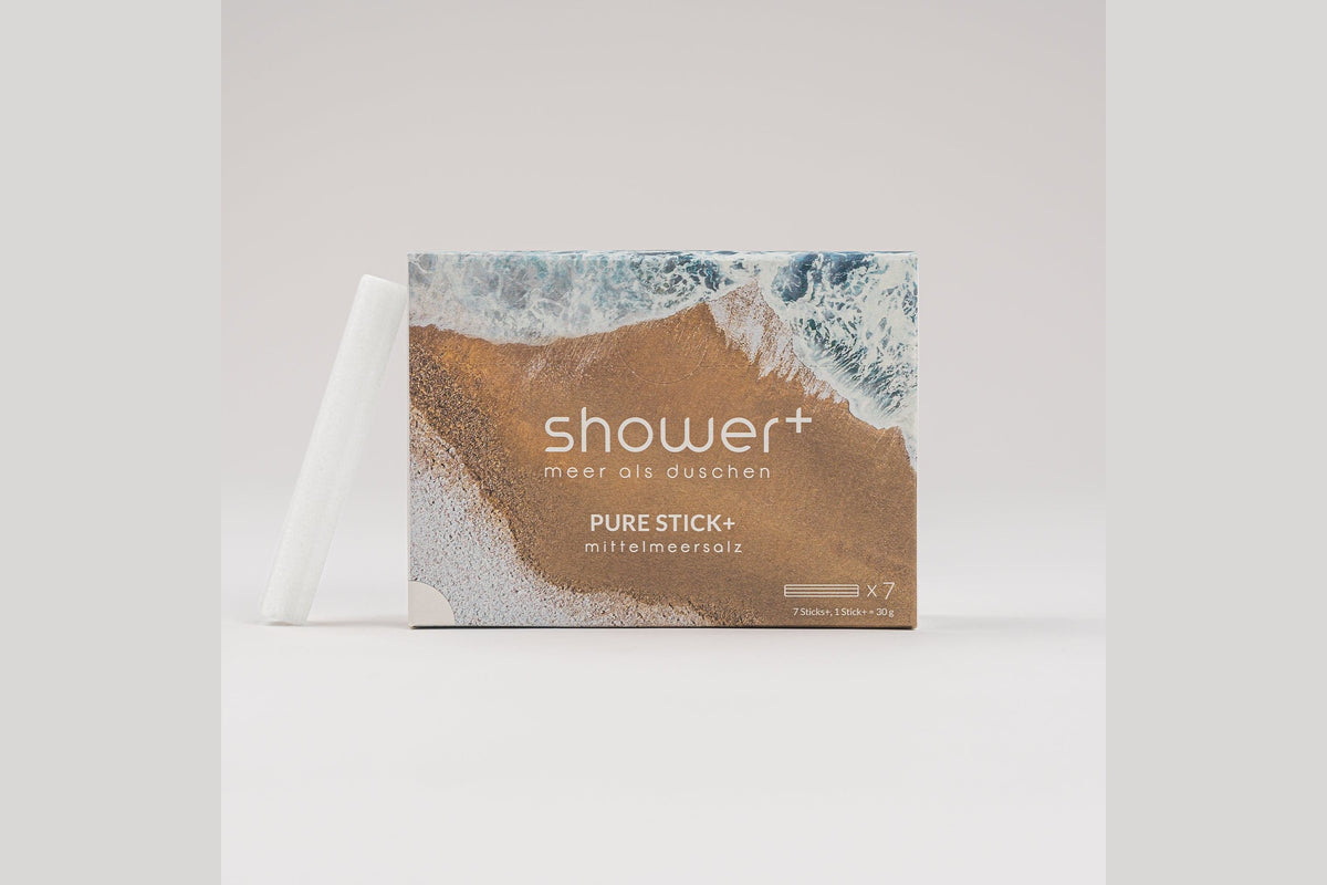 ShowerPlus Mittelmeer-Salz, Sticks – Natürliche Balance &amp; Pflege aus der Adria
