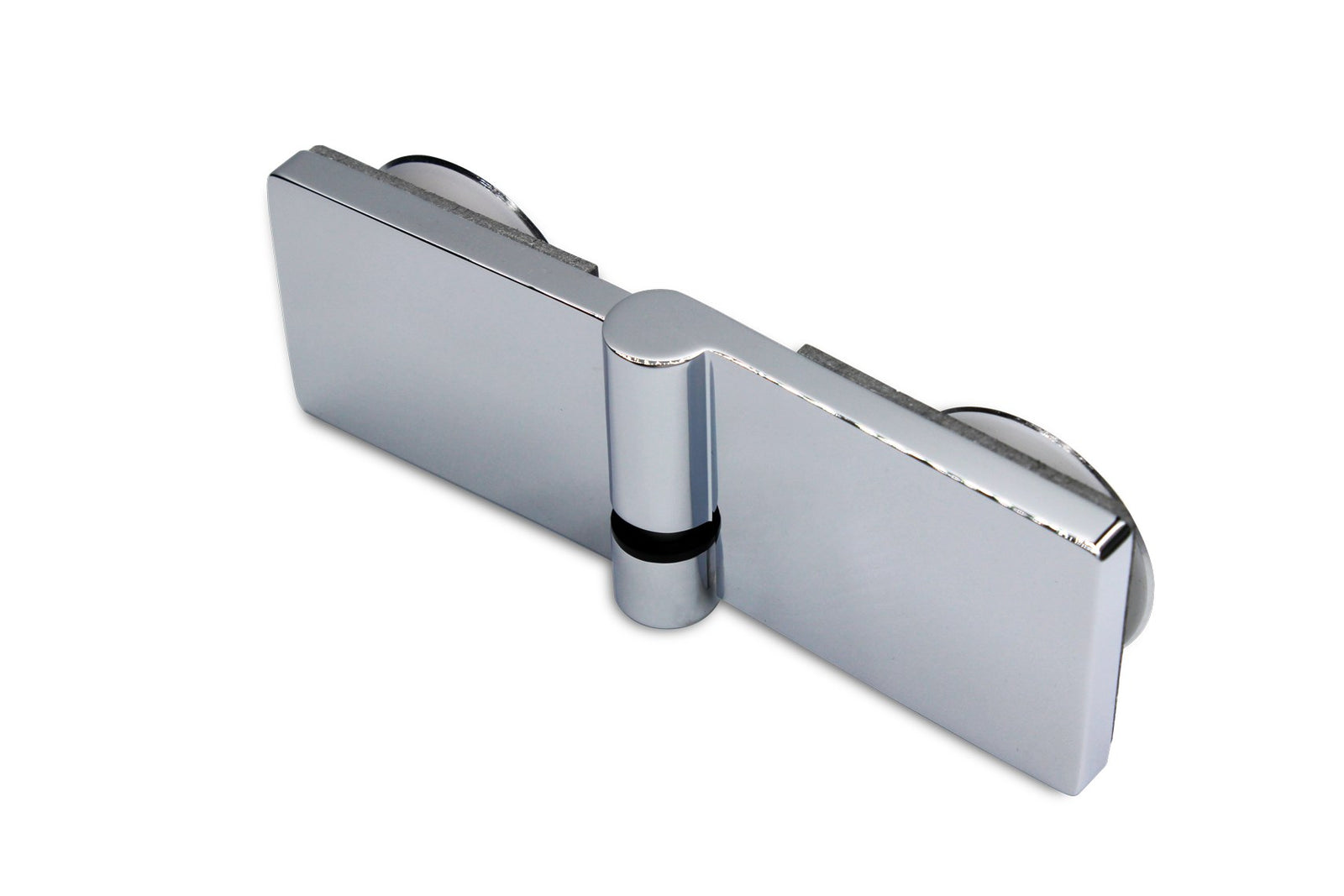Hebe-Senk-Duschtuerscharnier Glas-Glas 180 Grad DIN links, Chrom poliert glaenzend