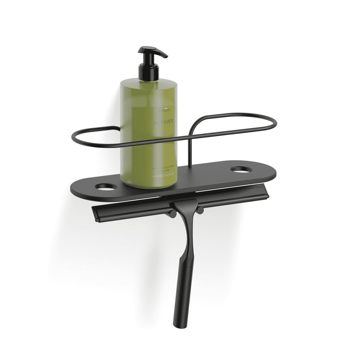 Giese Duschkorb m. Haken + Wischer an