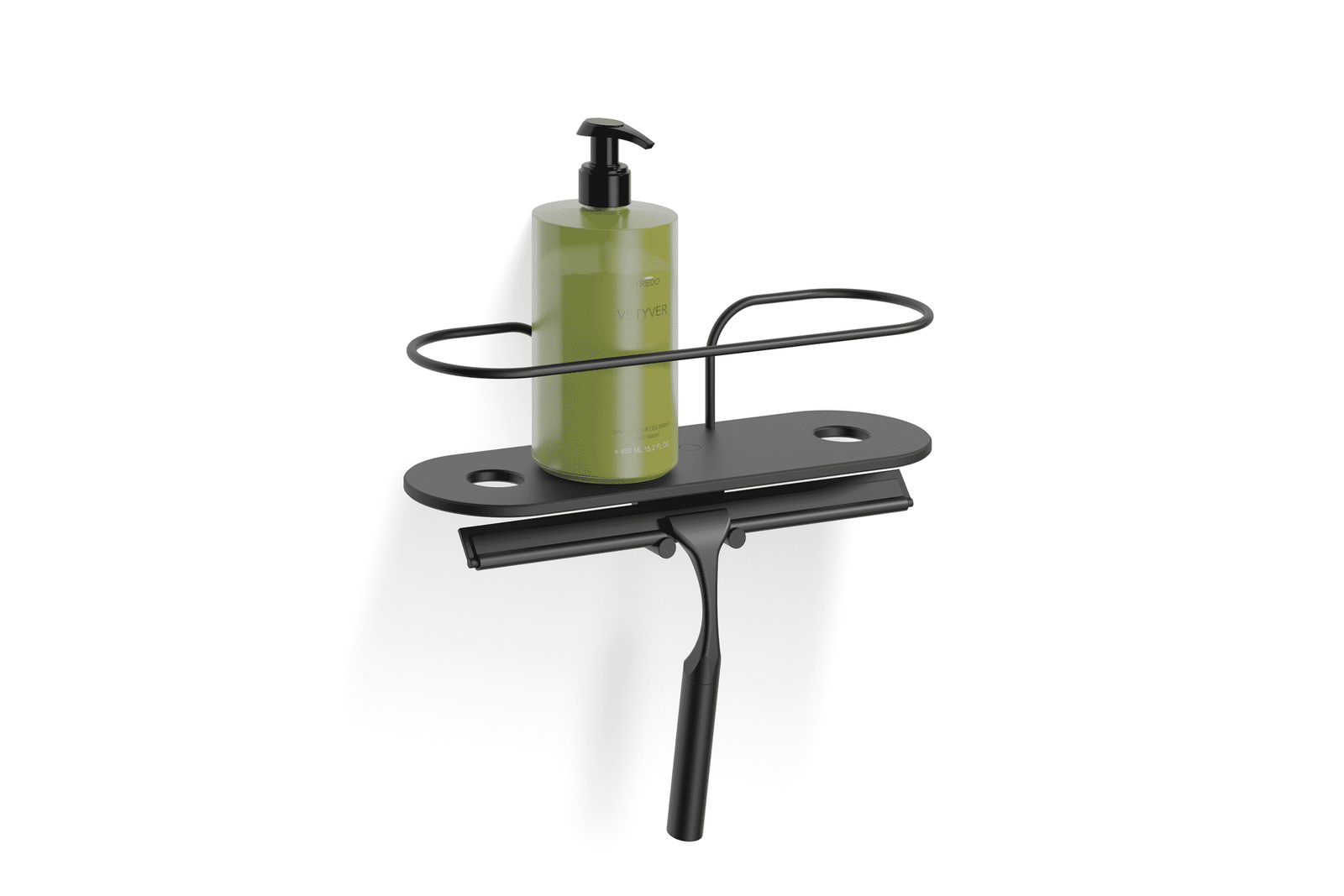 Giese Duschkorb m. Haken + Wischer an